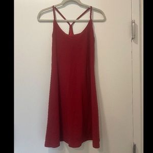 Outdoor Voices Red The Exercise Dress Size L